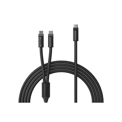 VINGA Baltimore silicone multi charging cable (C+2C)